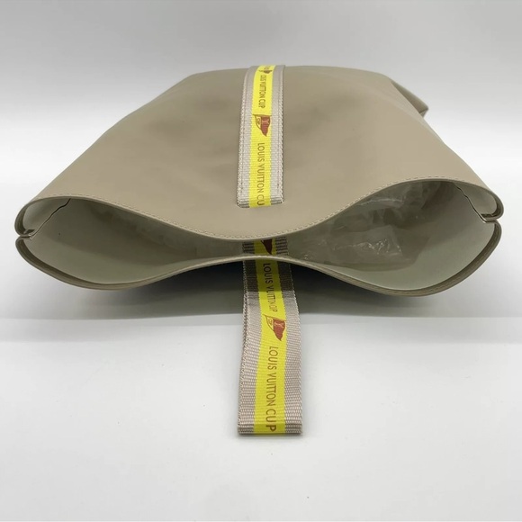 Auth Louis Vuitton LV Cup 2003 Limited Gray Yellow Hand Bag - Picture 6 of 16